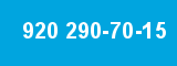 920 290-70-15